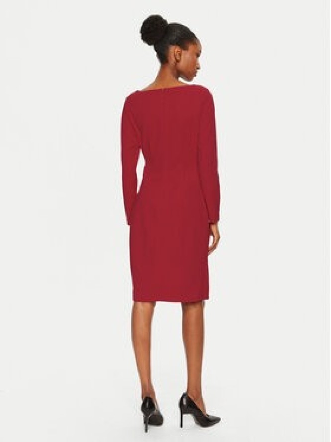 DKNY Sukienka koktajlowa DD4H1242 Czerwony Slim Fit