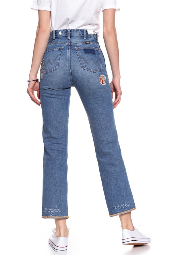 WRANGLER RETRO STRAIGHT BURNING GIRL W238GF11X 112127870