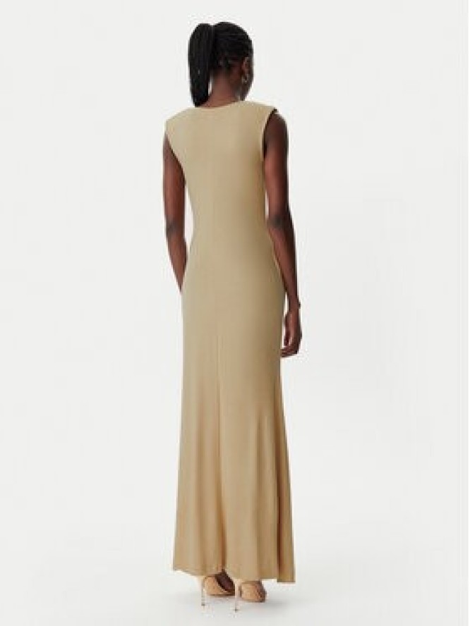 Rinascimento Sukienka wieczorowa CFC0122483003 Złoty Regular Fit