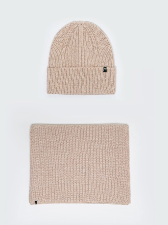 Szalik damski beżowy Rosebel 801/ Roseline 801/ Basila 801