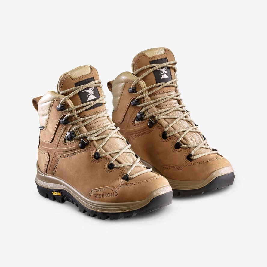 Buty trekkingowe damskie MT500 Vibram skóra wodoodporne