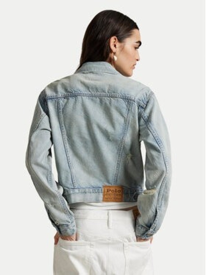 Polo Ralph Lauren Kurtka jeansowa 211969393001 Niebieski Regular Fit