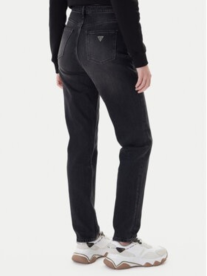 Guess Jeansy W2YA21 D4QD1 Czarny Mom Fit