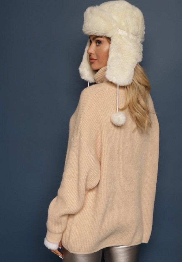 Beżowy Golf Oversize Malia