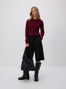 Duża torebka hobo - czarny