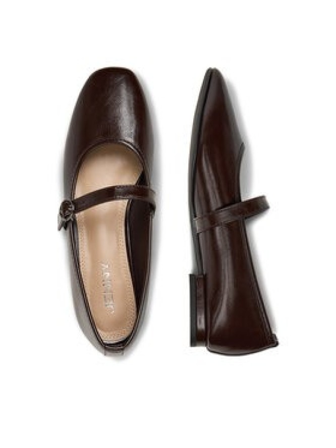 JENNY Baleriny CEO-CWBFP5-07A Brązowy