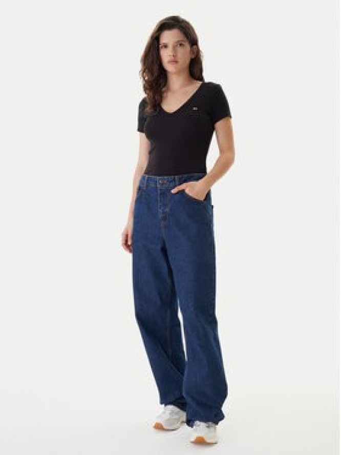 Tommy Jeans T-Shirt Essential DW0DW17385 Czarny Slim Fit