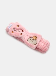 Opaska na głowę z motywem jesiennym Pusheen The Cat - różowy