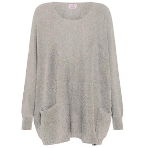 Maglione Deha Luźny Sweter Z Mieszanki Wełny Damskie