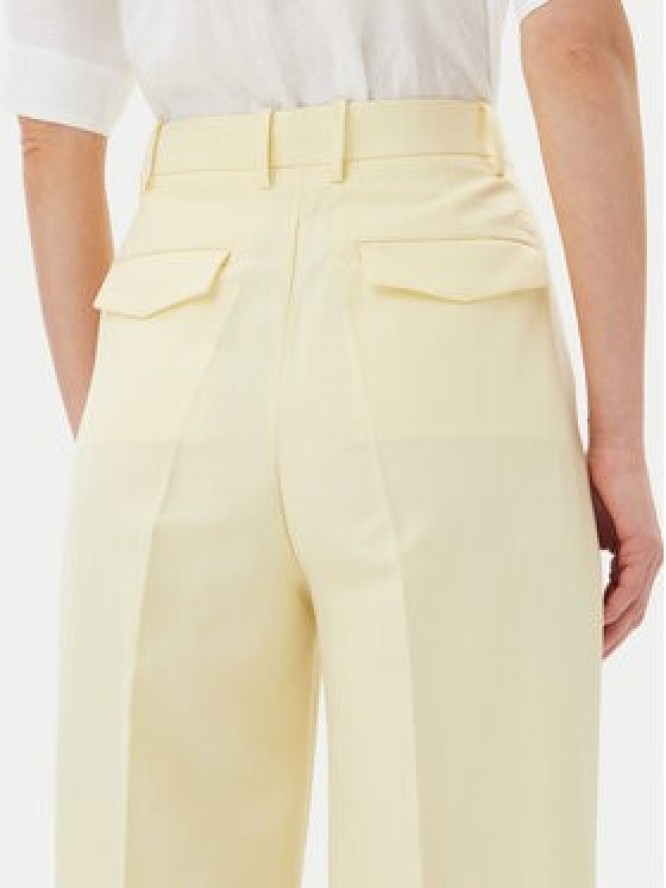 Tommy Hilfiger Spodnie materiałowe WW0WW45460 Żółty Relaxed Fit