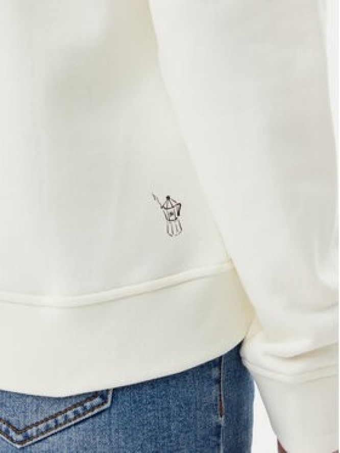 KARL LAGERFELD Bluza A2W20057 Écru Regular Fit