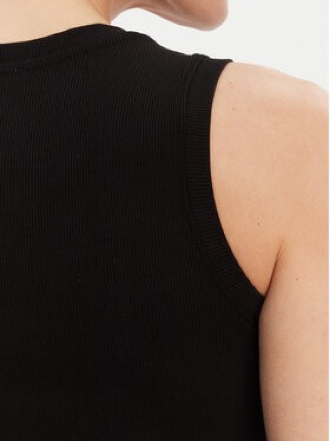 Fracomina Top FP25ST2001J40101 Czarny Slim Fit