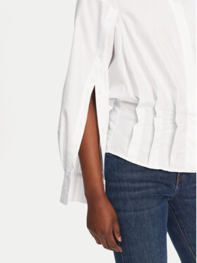 Elisabetta Franchi Koszula CA09852E2 100 Biały Regular Fit