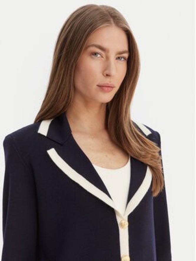 Luisa Spagnoli Kardigan Meridien 100357 Granatowy Regular Fit