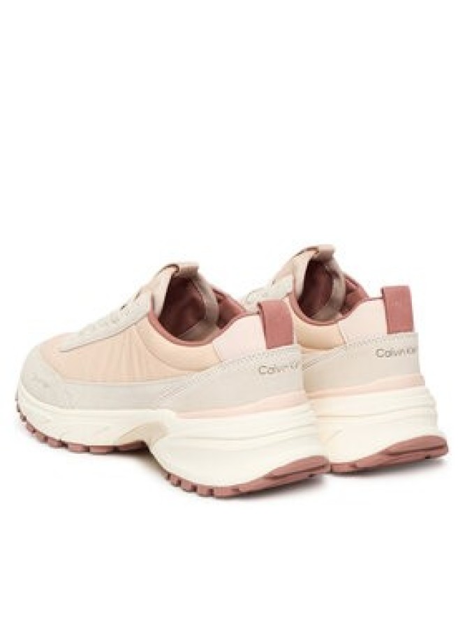 Calvin Klein Sneakersy Hike Runner Mg Nylon Mix YW0YW02075 Różowy