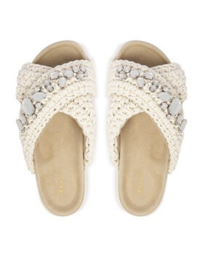 Inuikii Klapki Woven Stones Platform 1004.005.0043 Biały