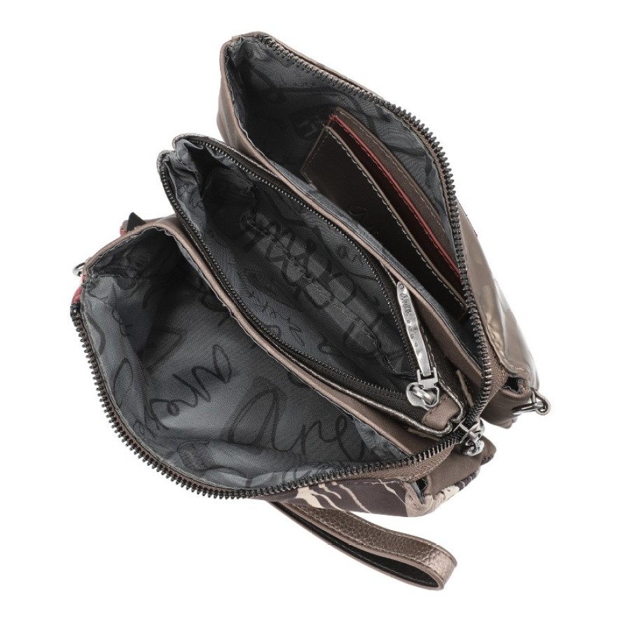 Brązowa Elegancka Torebka Damska Anekke