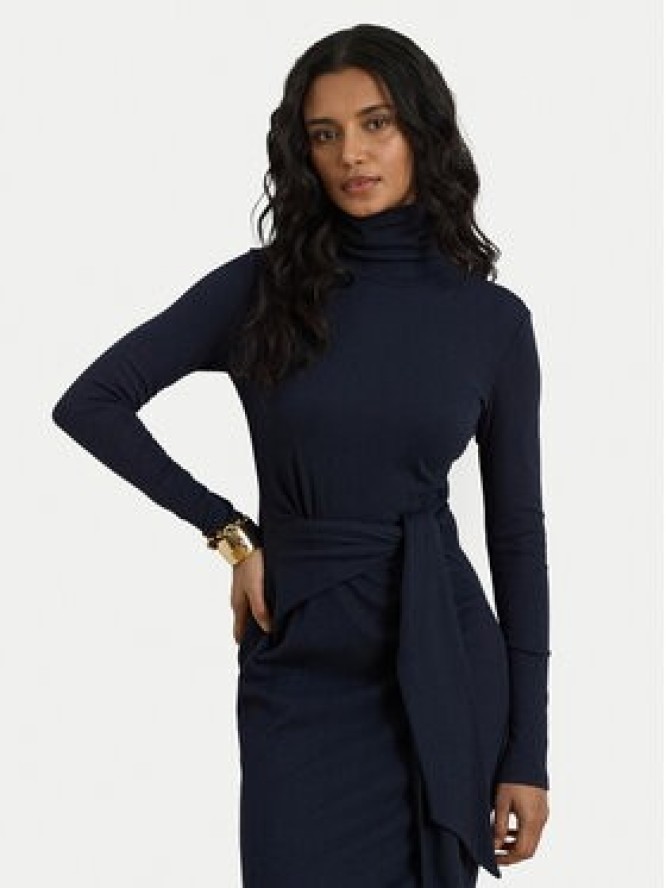 LAUREN RALPH LAUREN Sukienka dzianinowa 200980028008 Granatowy Slim Fit