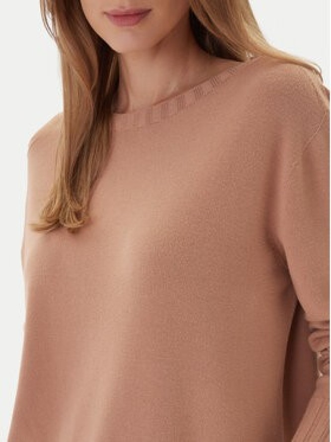 Kontatto Sweter 3M0808C Beżowy Relaxed Fit