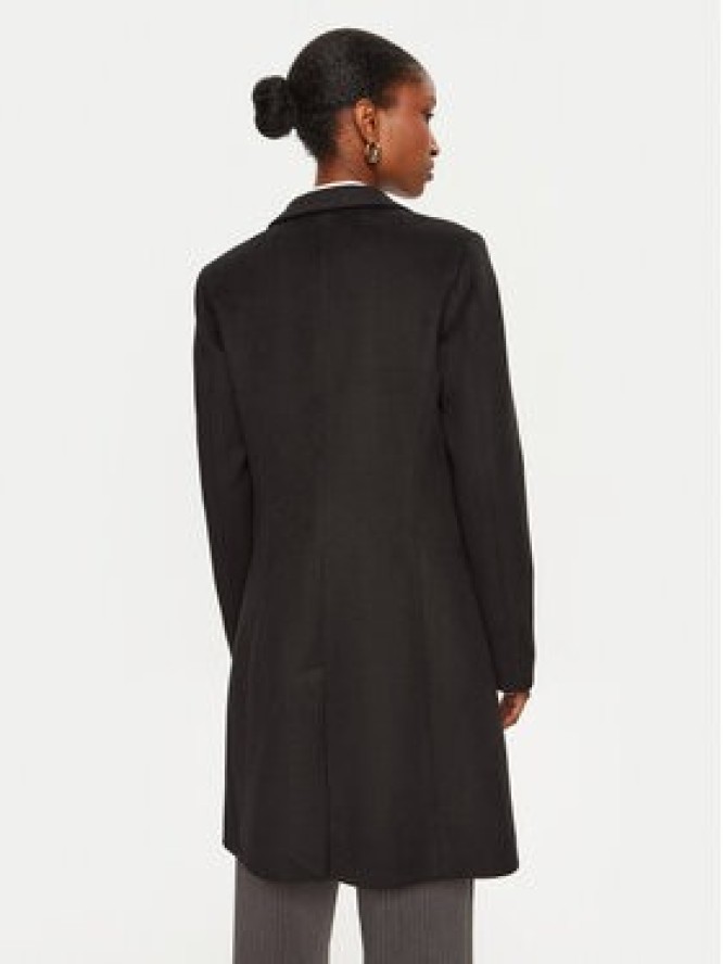 Maryley Płaszcz przejściowy 24IB808/14NE Czarny Regular Fit