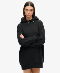 superdry Sukienka dresowa z organicznej bawełny z haftowanym logo