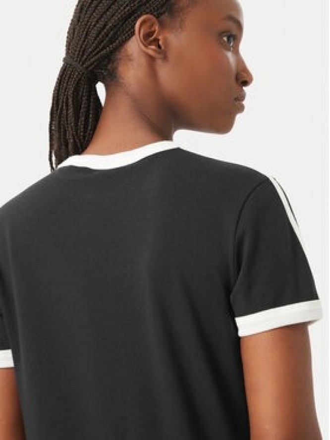 adidas T-Shirt 3 Stripes KD7980 Czarny Regular Fit