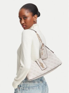 Guess Torebka Yvonne HWSG23 78010 Kremowy