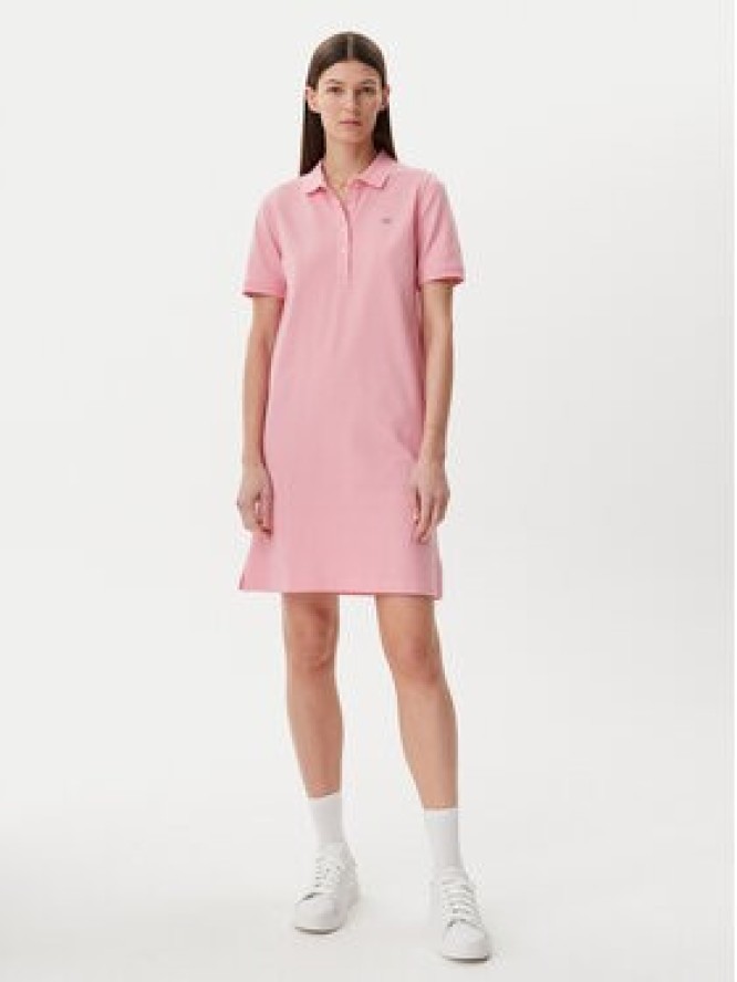 Gant Sukienka codzienna Shield 4201529 Różowy Regular Fit
