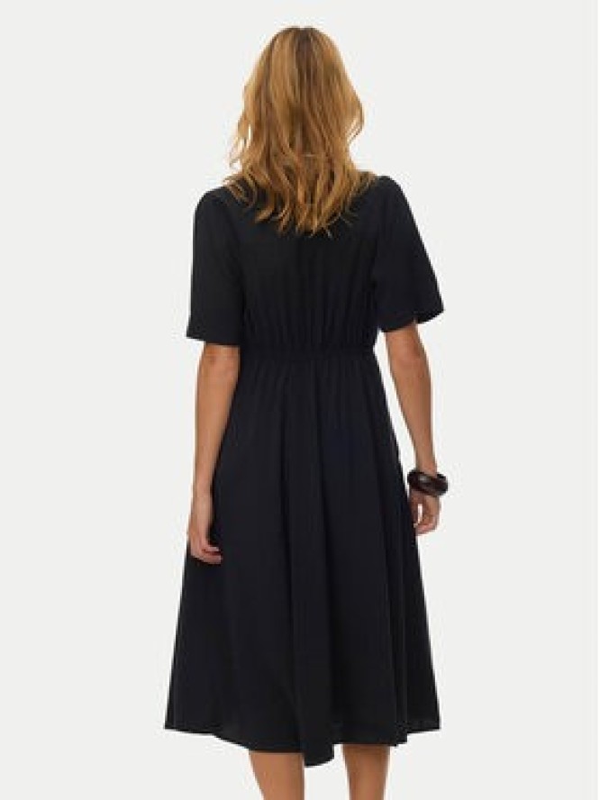 Vero Moda Sukienka koszulowa Rory 10347514 Czarny Regular Fit