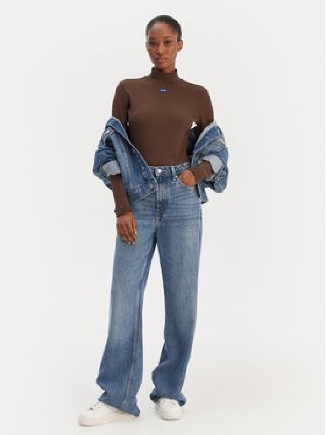 HUGO Golf Easy 50525318 Brązowy Regular Fit