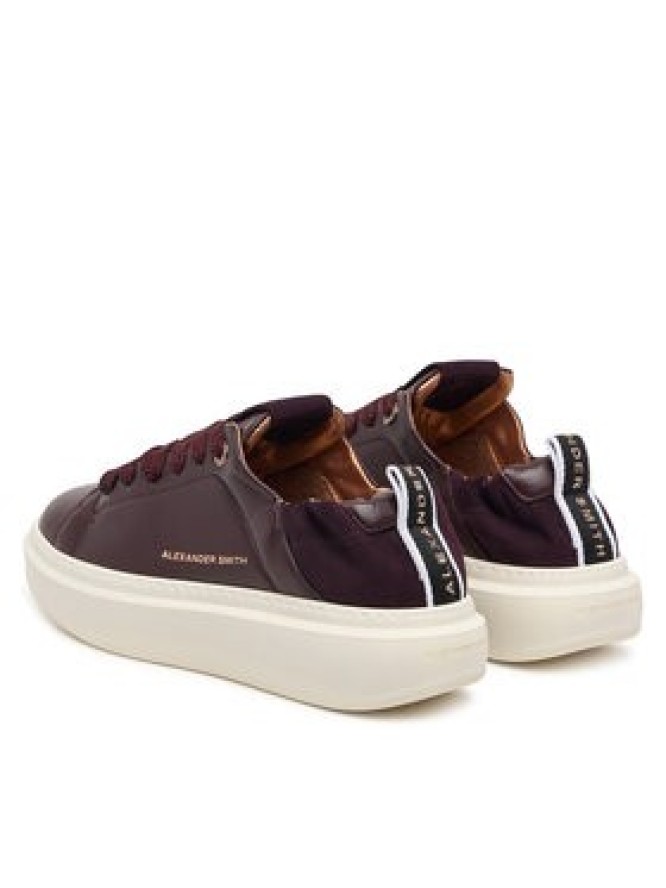 Alexander Smith Sneakersy Wembley Rouched ASBEWAW-0183 Brązowy ciemny