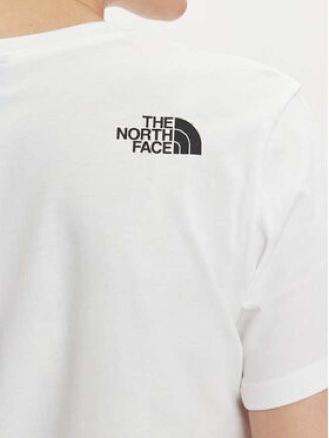 The North Face T-Shirt Simple Dome NF0A87U4 Biały Relaxed Fit