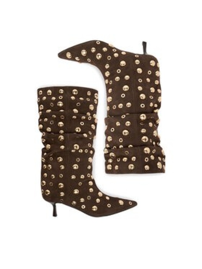 Eva Minge Botki EO-TESS-2117-05 Brązowy