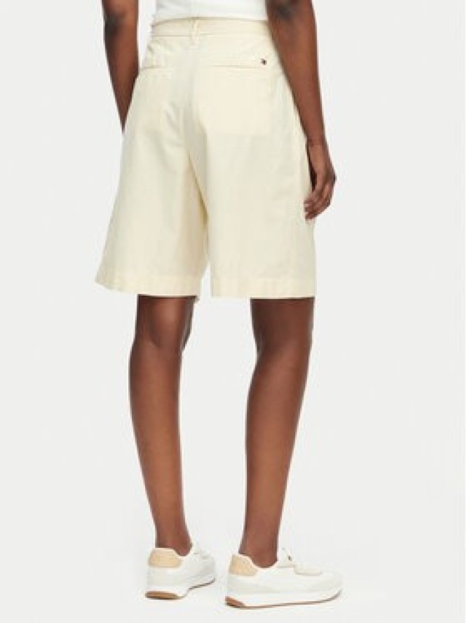 Tommy Hilfiger Bermudy WW0WW49595 Beżowy jasny Relaxed Fit