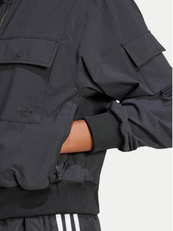 adidas Kurtka bomber Premium Essentials JD4792 Czarny Loose Fit