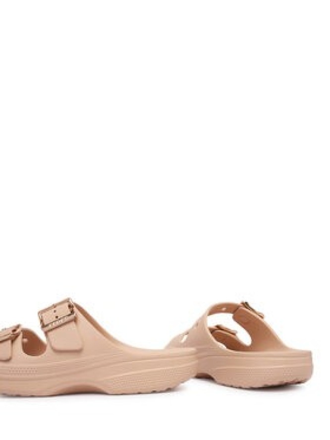 Crocs Klapki Saturday Metallic Buckle 213316 Różowy