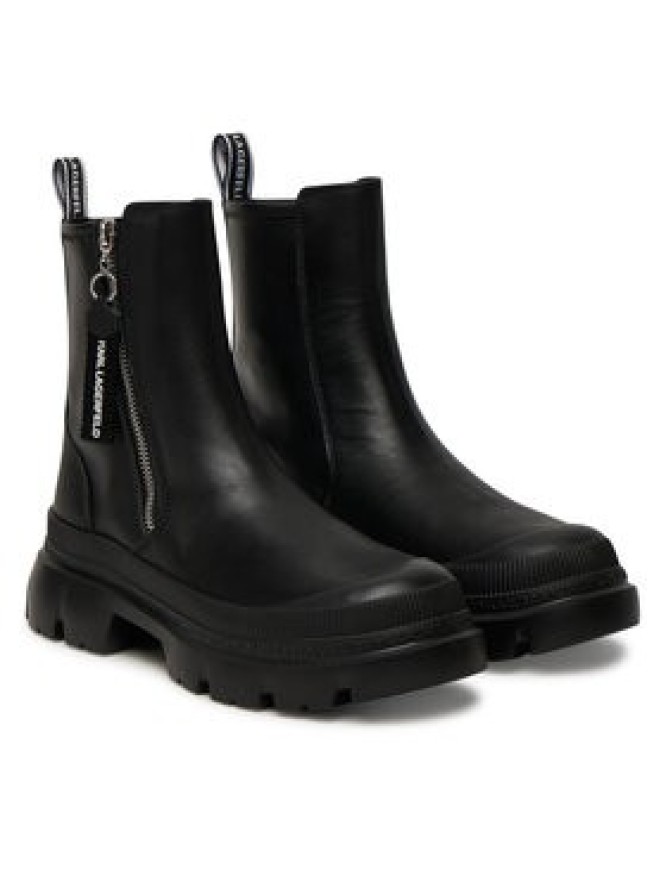 KARL LAGERFELD Botki KL43565 Czarny