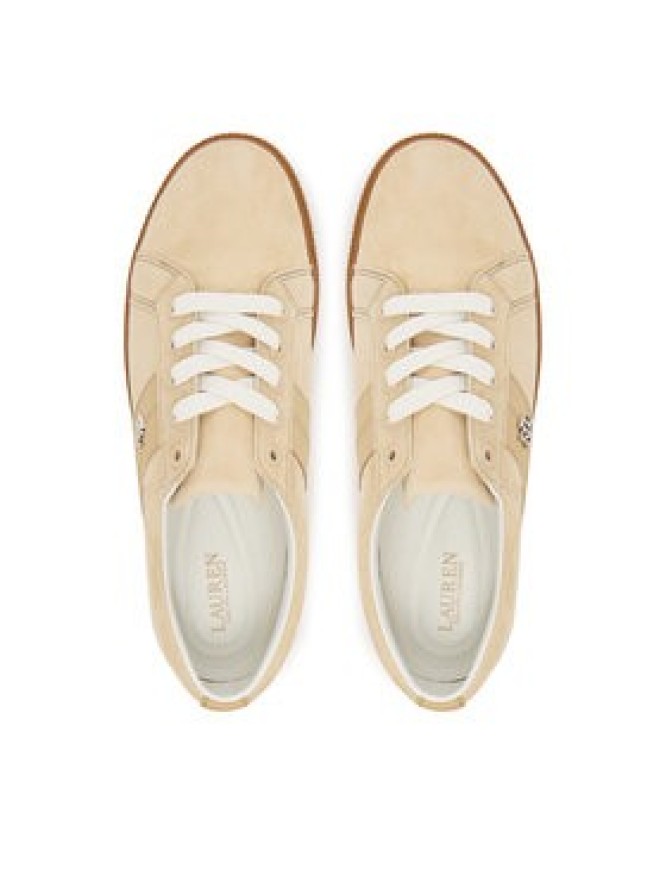 LAUREN RALPH LAUREN Sneakersy Janson II 802868344004 Beżowy