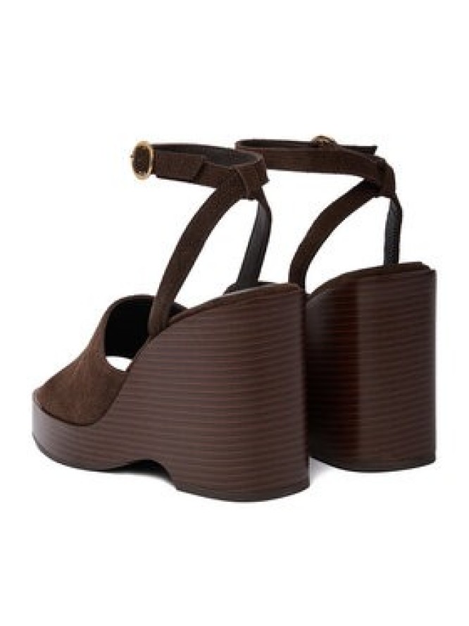 GINO ROSSI Sandały C-LZRL1396-2 Brązowy