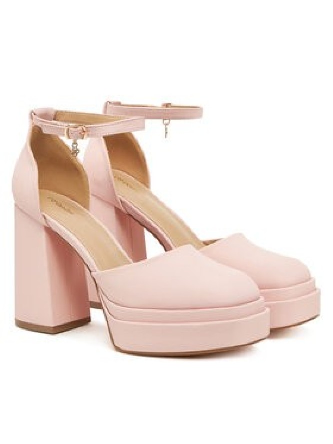 DeeZee Półbuty LW85478-6 Różowy