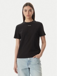 Calvin Klein T-Shirt Classic LV147C857G Czarny Regular Fit