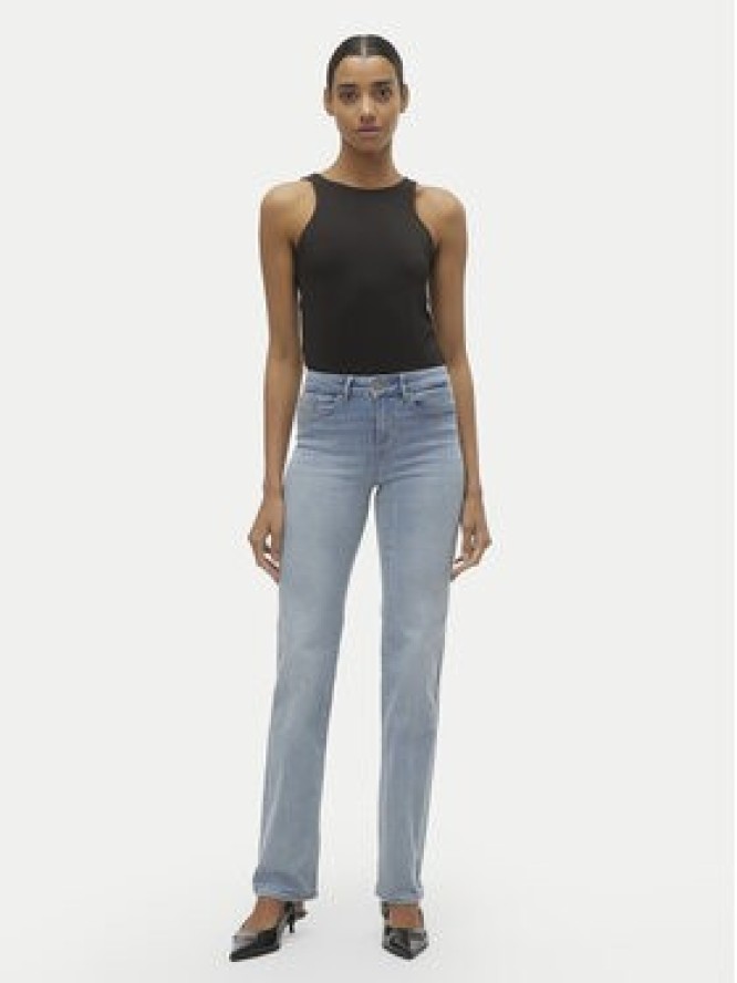 Vero Moda Jeansy Flash 10306824 Niebieski Straight Fit