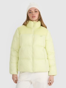 4F Kurtka puchowa z wypełnieniem syntetycznym damska - zielona XS