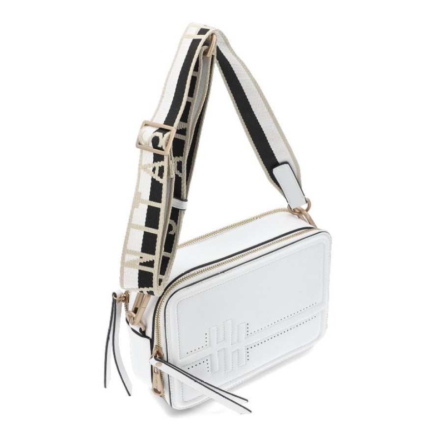 Biała Torebka Hispanitas Elegancka Damska Listonoszka