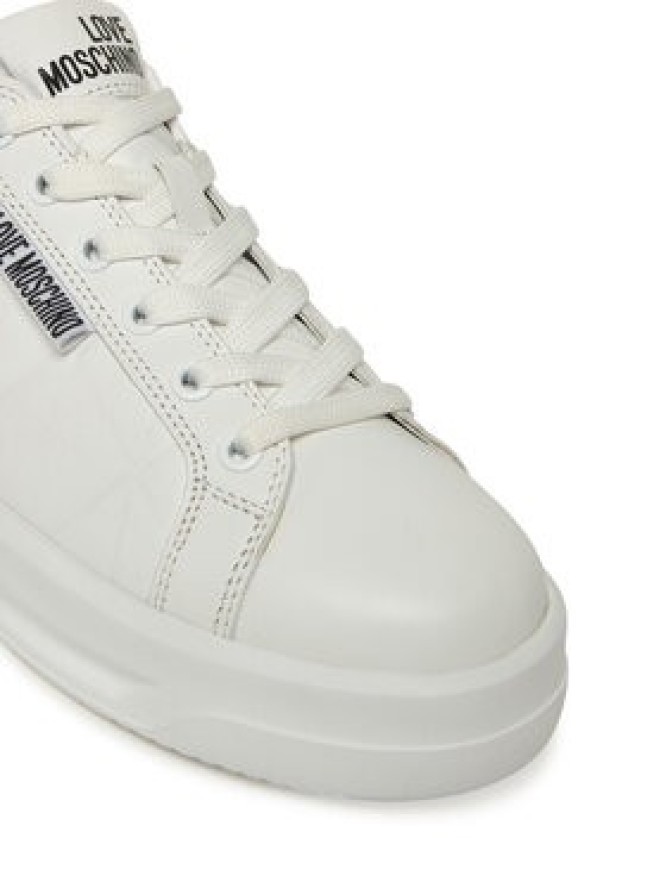 LOVE MOSCHINO Sneakersy JA15335G0NIEC10A Biały