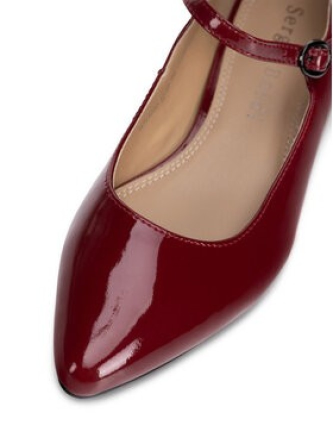 Sergio Bardi Czółenka WYL4033-1Z-SB Bordowy