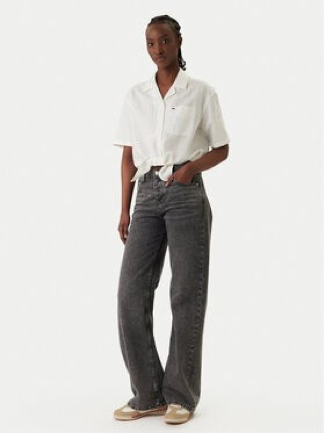 Tommy Jeans Koszula DW0DW22210 Biały Relaxed Fit