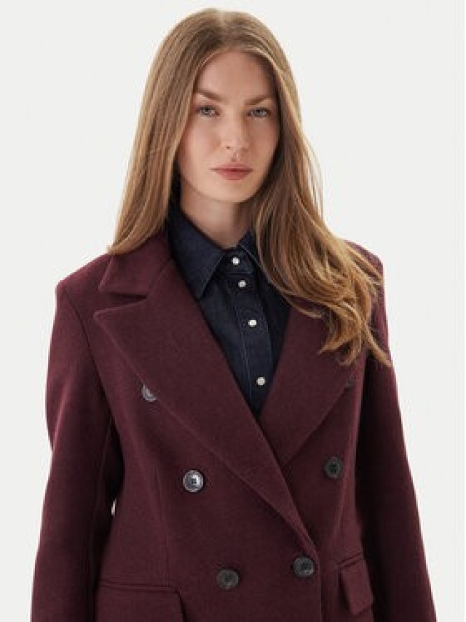 Maryley Płaszcz przejściowy MARYLEY-25IB807/01BU Bordowy Regular Fit