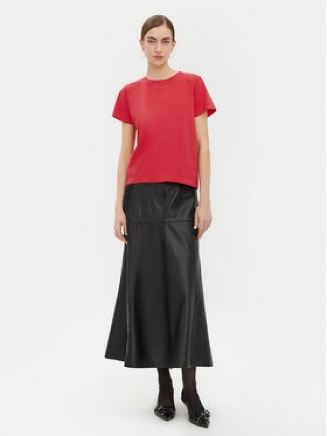 PINKO T-Shirt 100373 A228 Czerwony Regular Fit