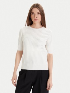 Tatuum Sweter Bazo T2501.046 Écru Regular Fit